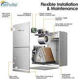 Senville 48000 BTU Central Air Conditioner & Heat Pump System – SENDC-48HF | Whole Home Cooling & Heating | 1,800 Sq Ft Coverage | Inverter Technology | Energy Star Certified | 10 Year Warranty - A&A Mini Splits