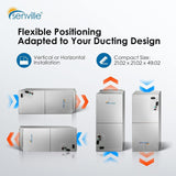 Senville 48000 BTU Central Air Conditioner & Heat Pump System – SENDC-48HF | Whole Home Cooling & Heating | 1,800 Sq Ft Coverage | Inverter Technology | Energy Star Certified | 10 Year Warranty - A&A Mini Splits