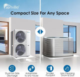 Senville 48000 BTU Central Air Conditioner & Heat Pump System – SENDC-48HF | Whole Home Cooling & Heating | 1,800 Sq Ft Coverage | Inverter Technology | Energy Star Certified | 10 Year Warranty - A&A Mini Splits