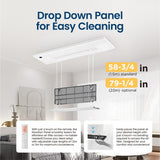 Senville Ceiling Cassette 18,000 BTU 1-Way Single Zone  Air Conditioner - Heat Pump SENA-18HF-1WC (Copy) (Copy) Prea - A&A Mini Splits
