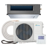 Senville 9000 BTU Concealed Ducted 23 SEER (CEE Tier 3) Air Conditioner - Heat Pump - Single Zone SENA-09HF-ID - A&A Mini Splits