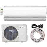Klimaire 36000 Btu 16 SEER Ductless AC Mini Split WiFi Ready Heat 15FT KIT 220V Single Zone KSIA036-H216-S - A&A Mini Splits