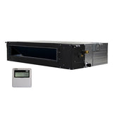 Klimaire 36,000 Btu 17 SEER AC Commercial Ceiling Ducted Heat Pump 15FT KIT Single Zone KSIR036-DIR036-H2 - A&A Mini Splits