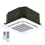 Klimaire 12,000 BTU 21.5 SEER AC Heat Ceiling Cassette 15FT Kit 220V Single Zone KSIE012-TIR12-H2 - A&A Mini Splits
