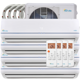 Senville Aura 36000 BTU 22 Seer Quad Zone 9K/9K/9K/9K Air Conditioner Heat Pump Mini Split - A&A Mini Splits