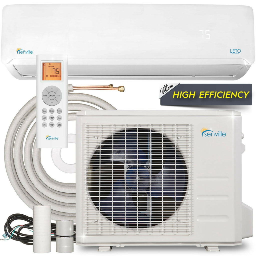 Senville Leto 18000 BTU 15 SEER Mini Split Air Conditioner Heat Pump – Au0026A Mini  Splits