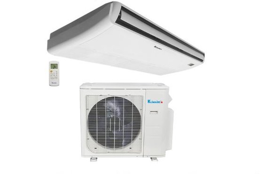 Single Zone 36000 BTU Klimaire AC Heat Pump Decorative Ductless Floor/Ceiling Fan Coil Unit (230 Volt) - A&A Mini Splits