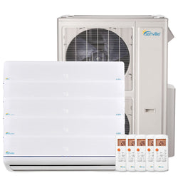 Senville 48000 BTU 5 Zone 9k-9k-9k-9k-9k  Mini Split Air Conditioner Heat Pump 22 SEER - A&A Mini Splits