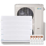 Senville 48000 BTU 5 Zone 9k-9k-12k-12k-12k  Mini Split Air Conditioner Heat Pump 22 SEER - A&A Mini Splits