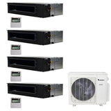 Klimaire 4-Zone 38K BTU 20 Seer 12000 X4 Ducted AC Mini Split Heat Kits Quad Zone KMIR436-4DR12 - A&A Mini Splits