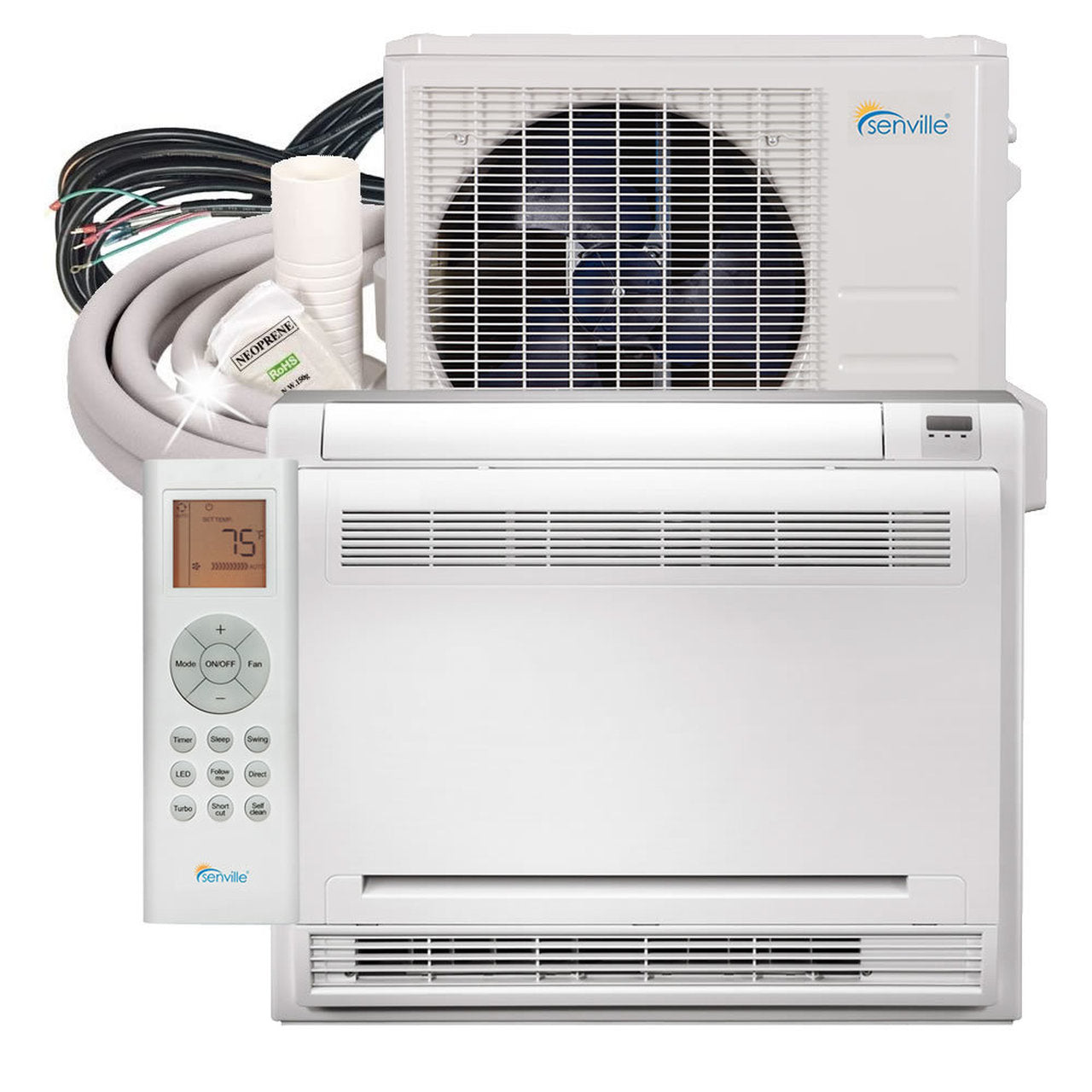 Senville 36000 Btu Condenser Senville Heat Pump Ductless 36000