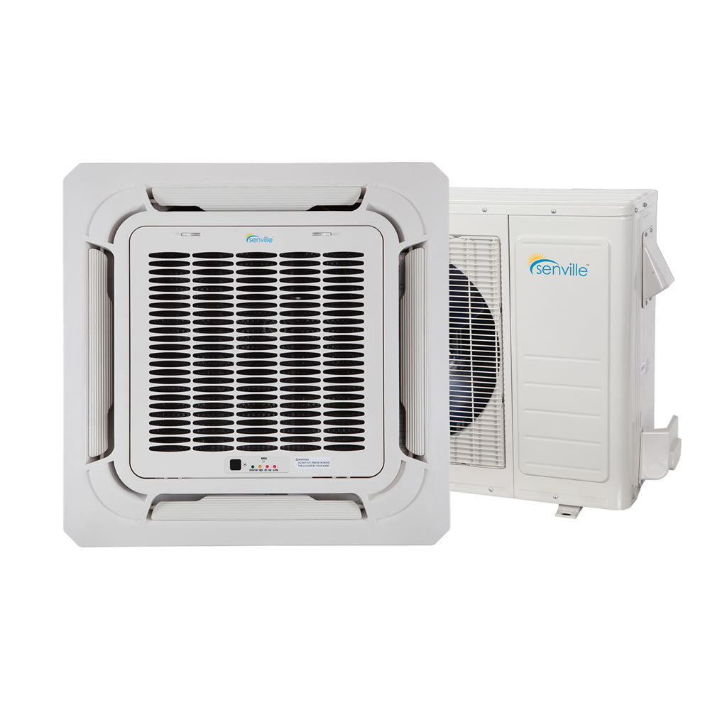Senville Ceiling Cassette 12000 BTU 19 SEER Mini Split AC