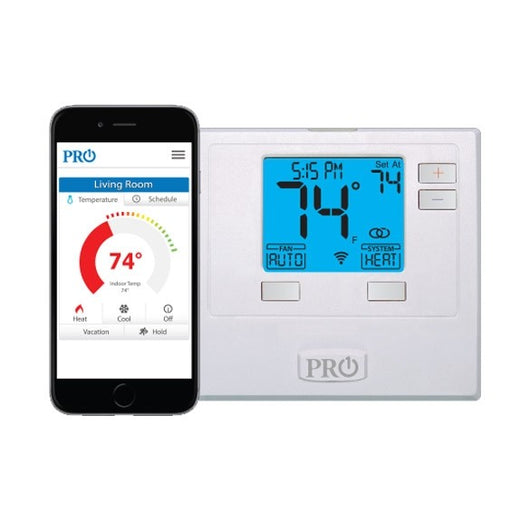 Pro1  1 Heat/1 Cool Electric or Gas configurable Non-programmable Wi-Fi Thermostat T701i   Parts & Accessories - A&A Mini Splits