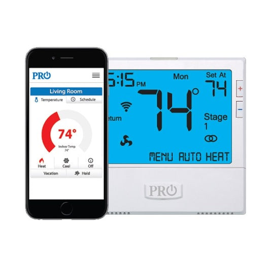 Pro1 4 Heat/2 Cool 7 Day or 5/1/1 Electric or Gas configurable Programmable Wi-Fi Thermostat T855i  Parts & Accessories - A&A Mini Splits